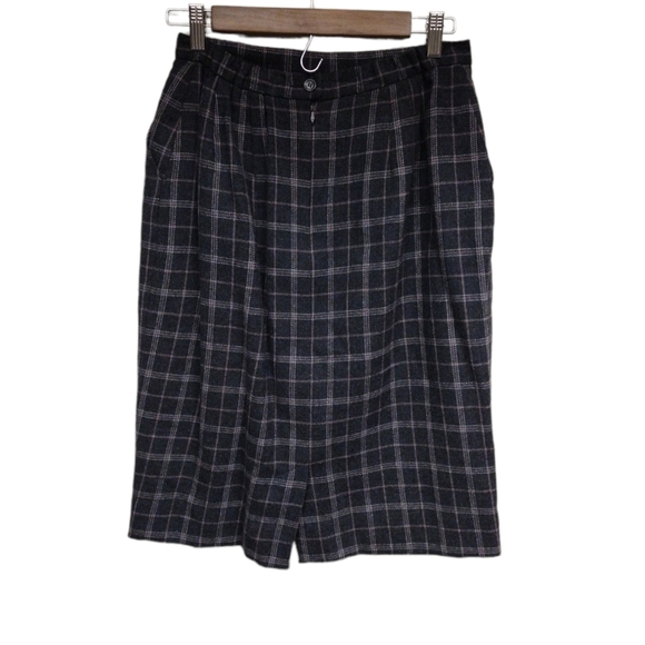Pendleton Women's Wool Plaid Skirt Size 12 - Picture 2 of 6